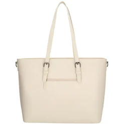 Charm London Birmingham 15,6 inch laptop schoudertas crème