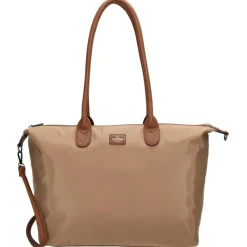 Charm London Buckingham 15,6 inch laptop schoudertas taupe