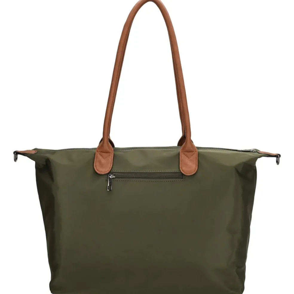 Charm London Buckingham 15,6 inch laptop schoudertas olive green