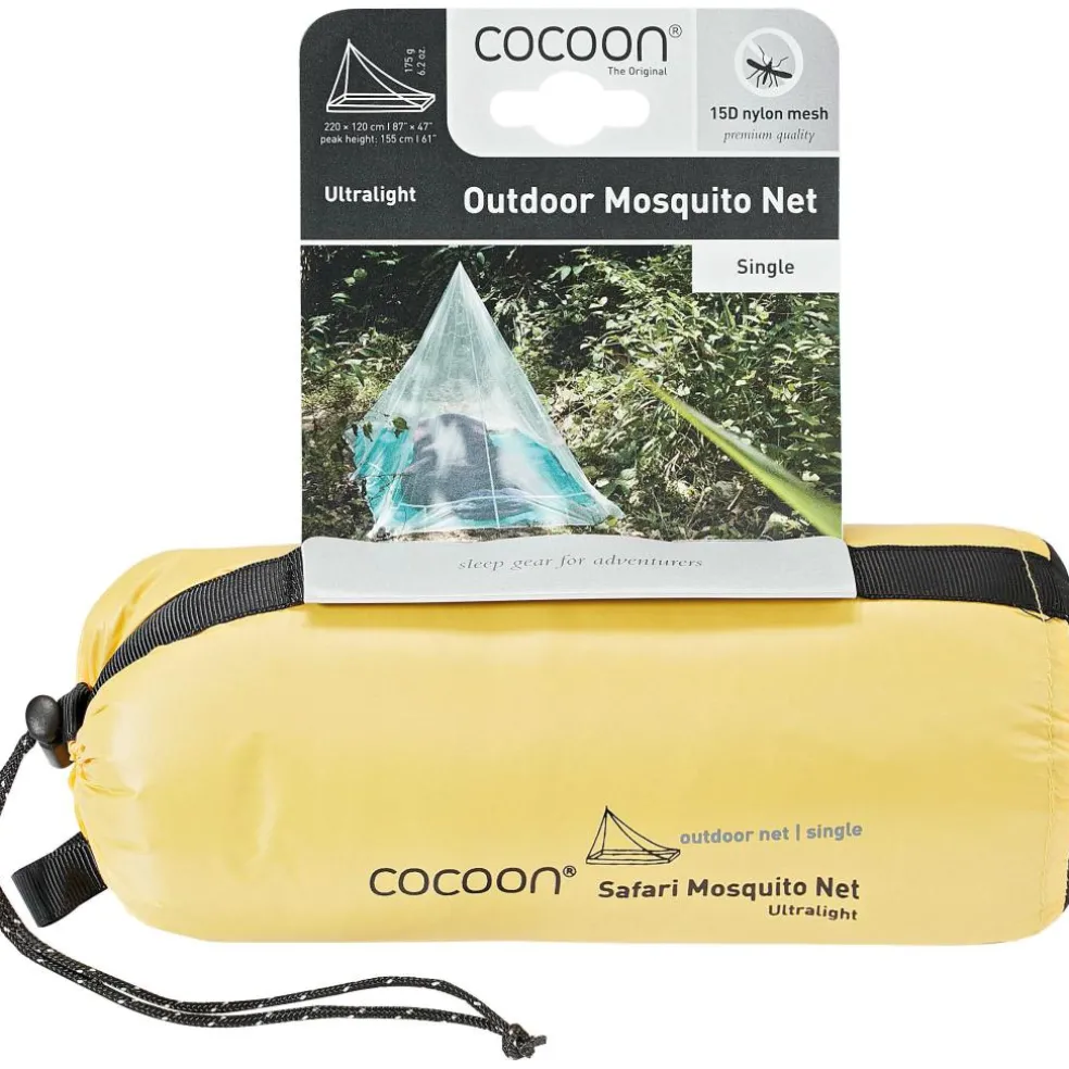 Cocoon Outdoor Single Ultralight niet geïmpregneerde klamboe