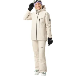 ColourWear Cookie winterjas dames off white