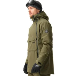 ColourWear Foil anorak winterjas heren dark olive