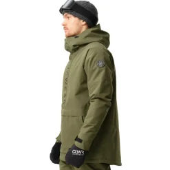 ColourWear Signature anorak winterjas heren dark olive