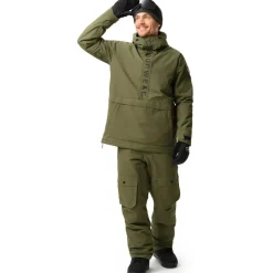 ColourWear Signature anorak winterjas heren dark olive