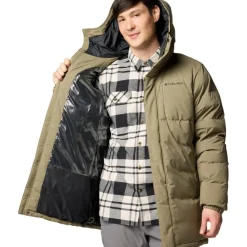 Columbia Aldercrest II Down parka outdoor jack heren stone green