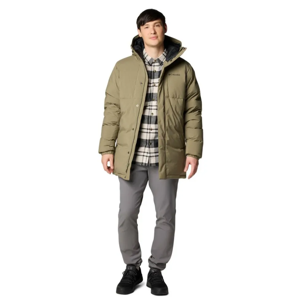 Columbia Aldercrest II Down parka outdoor jack heren stone green