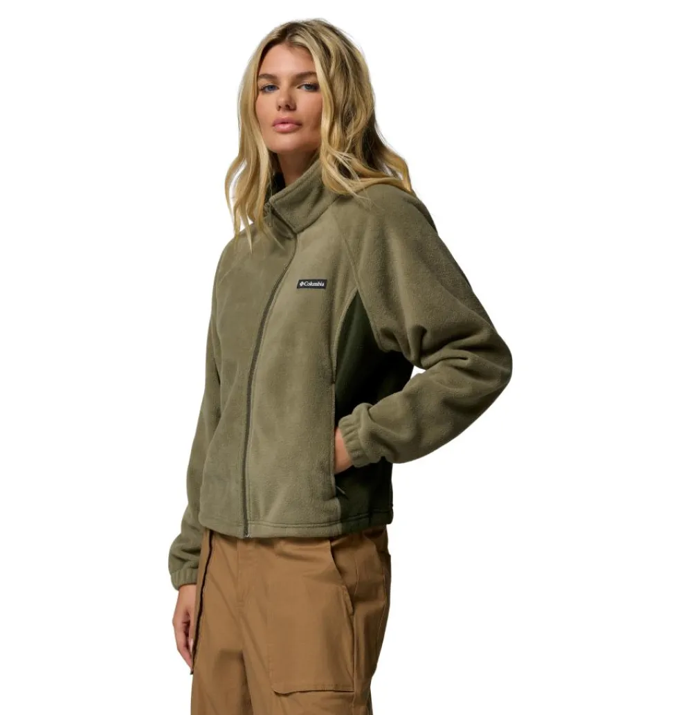 Columbia Benton Springs fleece vest dames stone green
