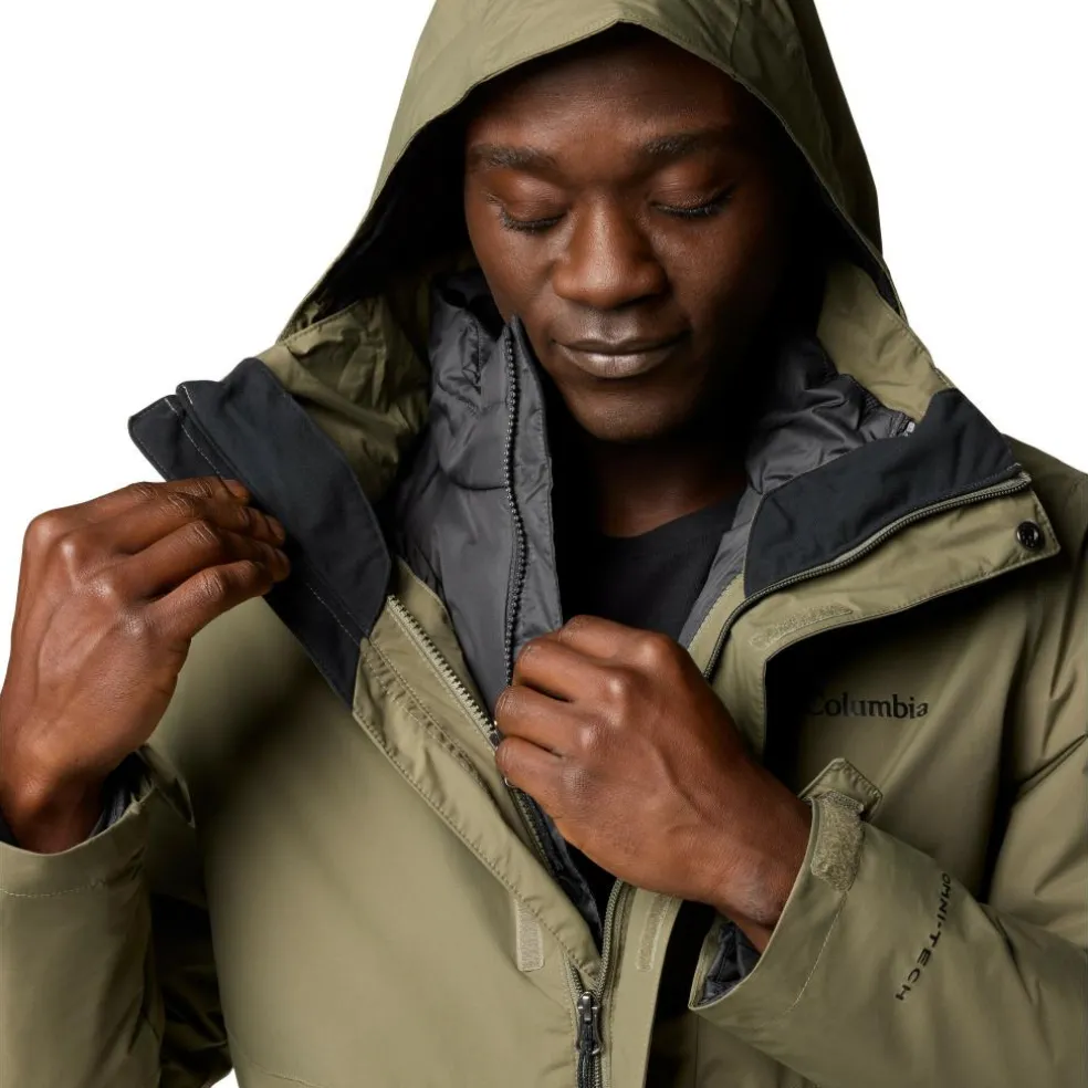 Columbia Element Blocker III 3-in-1 outdoor jack heren stone green