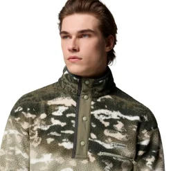 Columbia Helvetia II Printed Half Snap sweater heren safari sisters