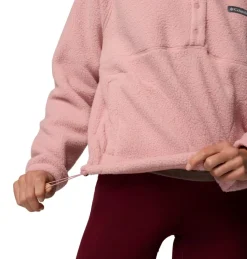 Columbia Jasper Ridge Pebble Half Snap sweater dames eraser pink