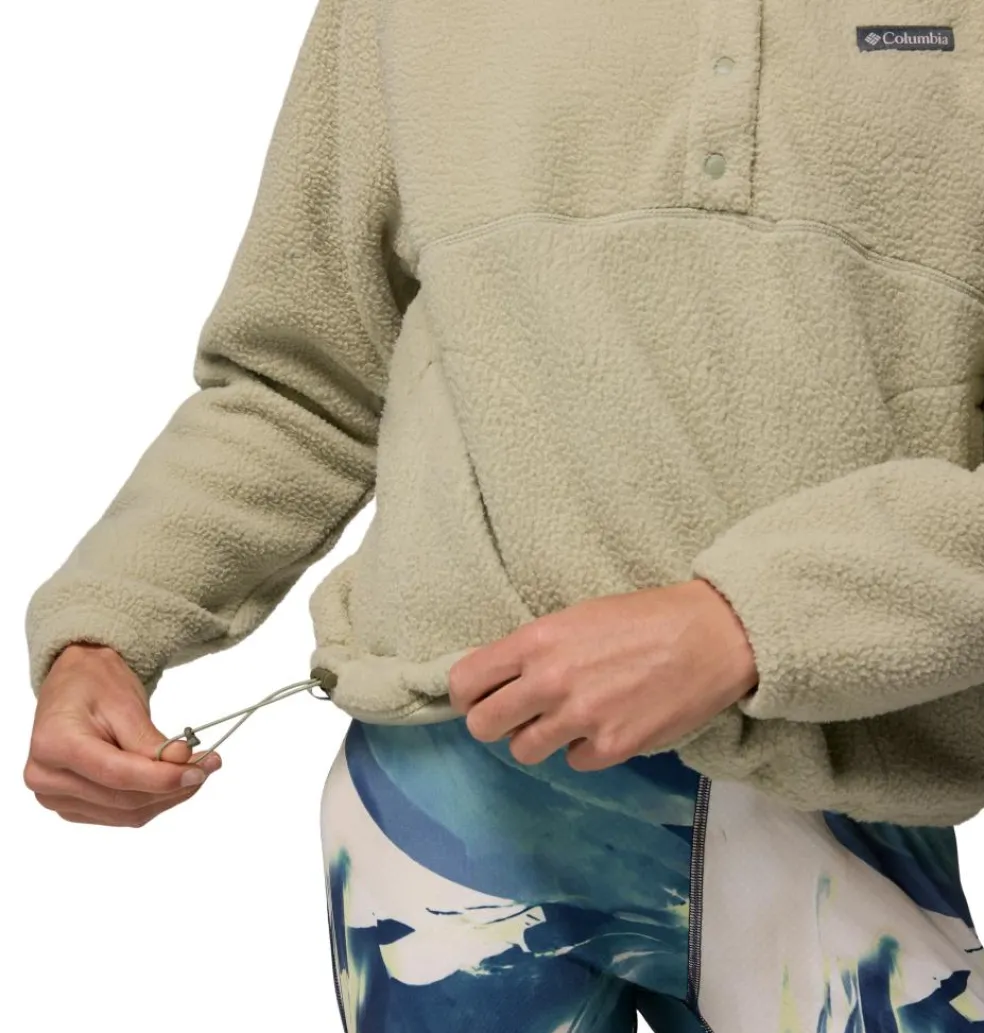 Columbia Jasper Ridge Pebble Half Snap sweater dames safari