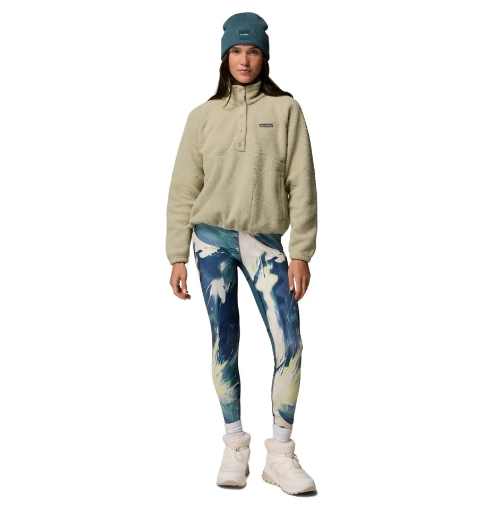 Columbia Jasper Ridge Pebble Half Snap sweater dames safari