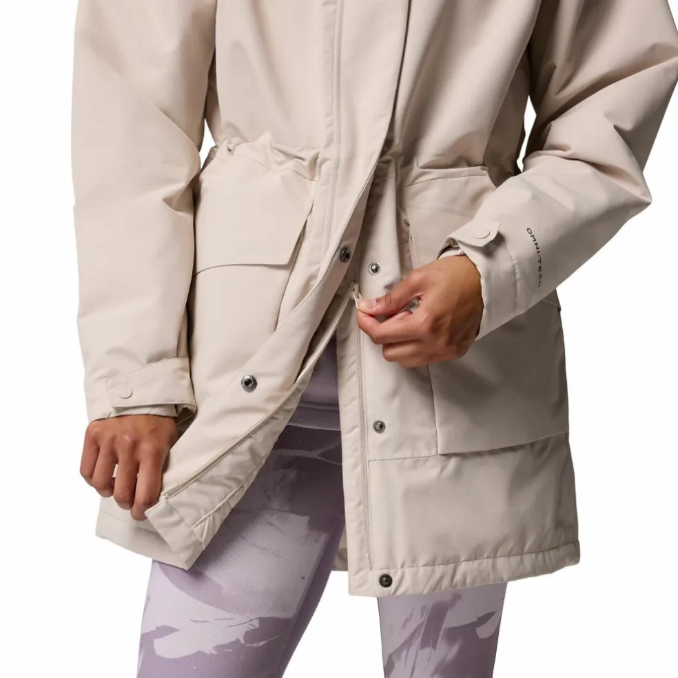 Columbia Pulaski parka outdoor jack dames dark stone