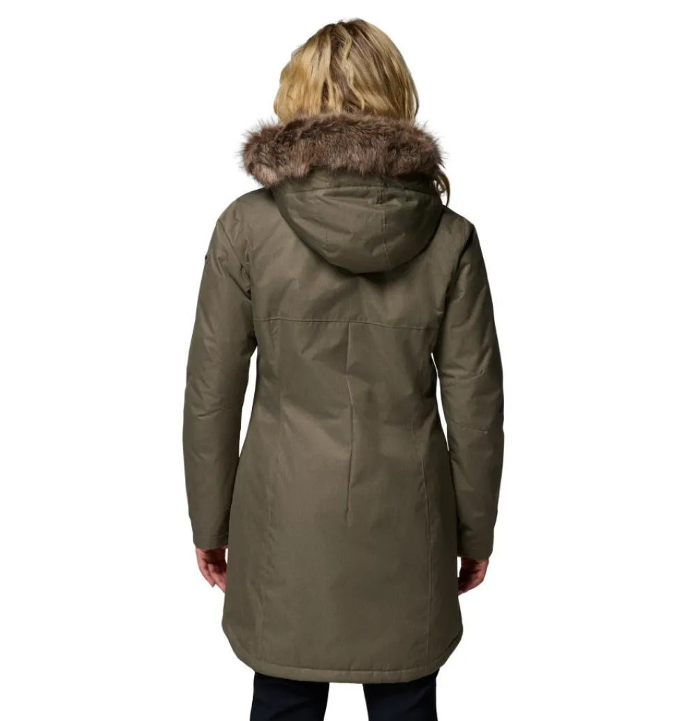 Columbia Suttle Mountain parka outdoor jack dames stone green