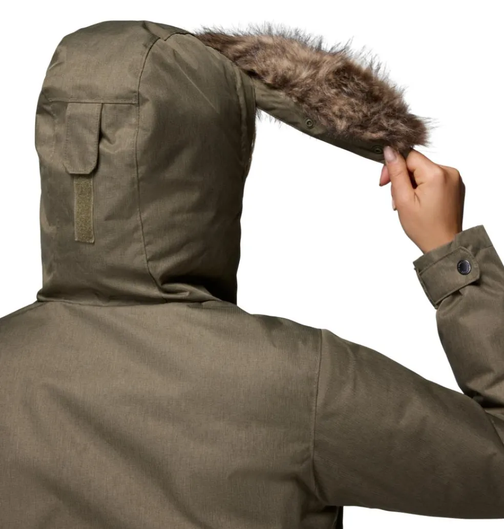 Columbia Suttle Mountain parka outdoor jack dames stone green