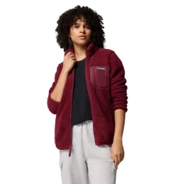 Columbia West Bend II fleece vest dames rich wine