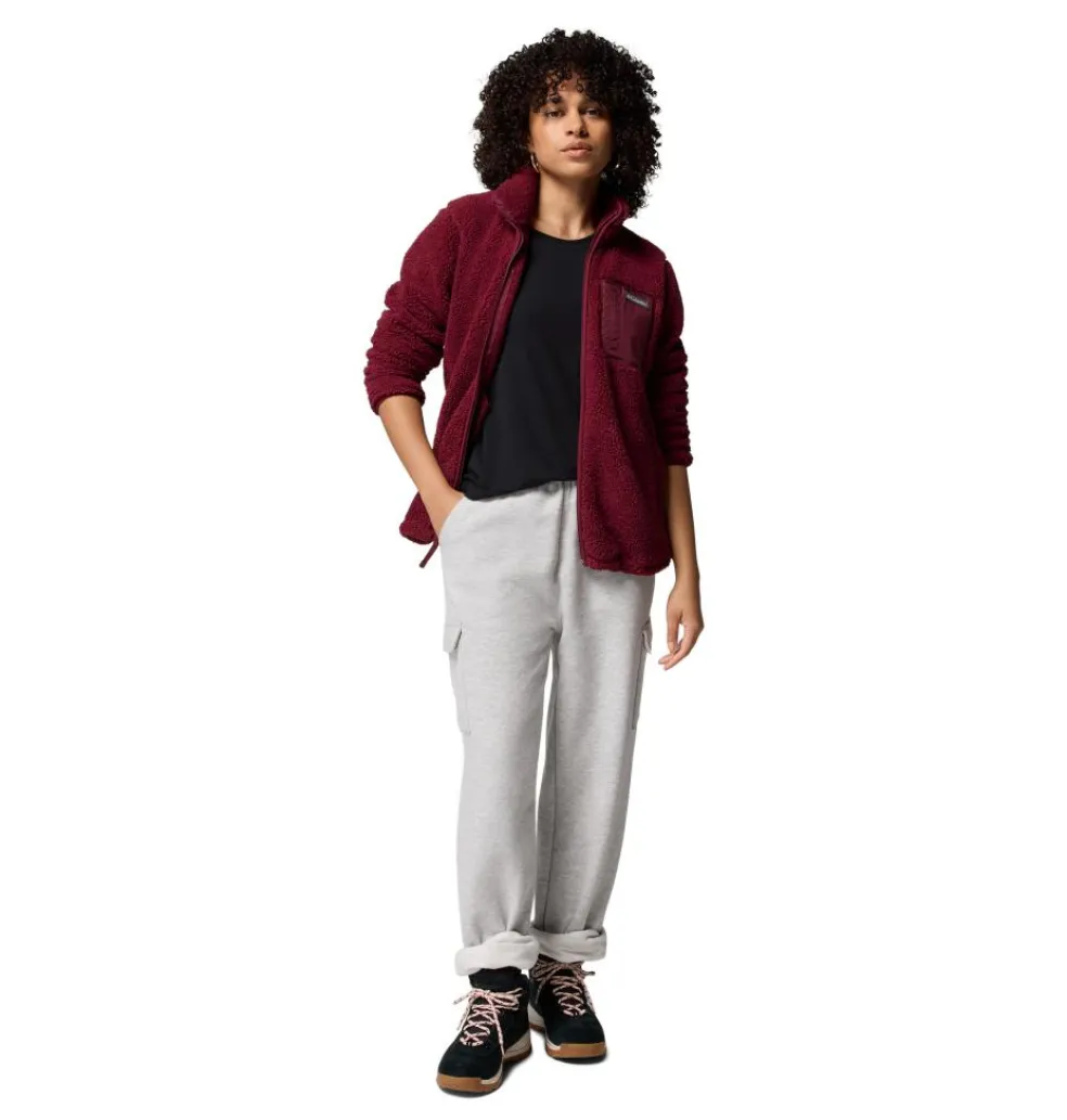 Columbia West Bend II fleece vest dames rich wine