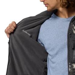 Columbia Winter Pass Reversible fleece vest heren shark peaked tonal