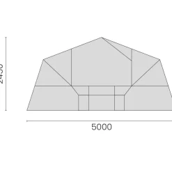 Comanche Oregon Grey Line Deluxe vouwwagen