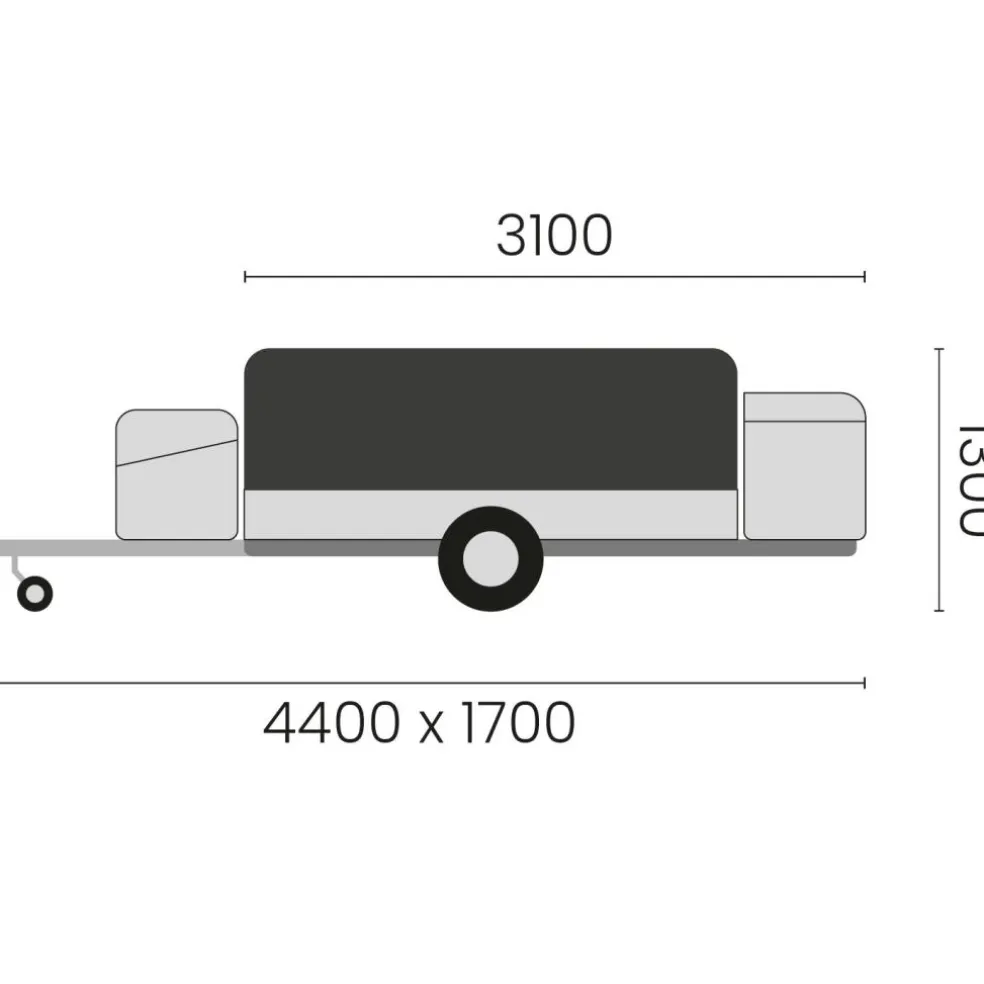 Comanche Oregon Grey Line Deluxe vouwwagen
