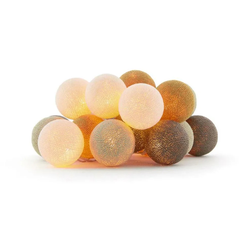 Cotton Ball Lights Outdoor extension kit lichtsnoer glamping earth