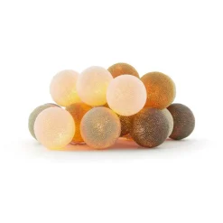 Cotton Ball Lights  Outdoor lichtsnoer glamping earth