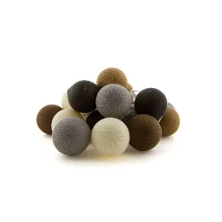 Cotton Ball Lights Outdoor extension kit lichtsnoer glamping natural