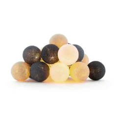 Cotton Ball Lights  Outdoor lichtsnoer glamping cashmere