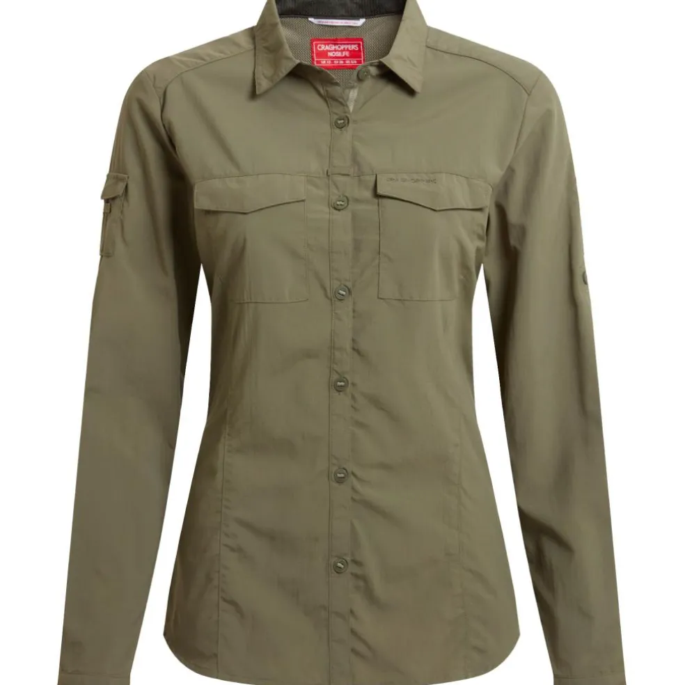 Craghoppers NosiLife Adventure III blouse dames wild olive