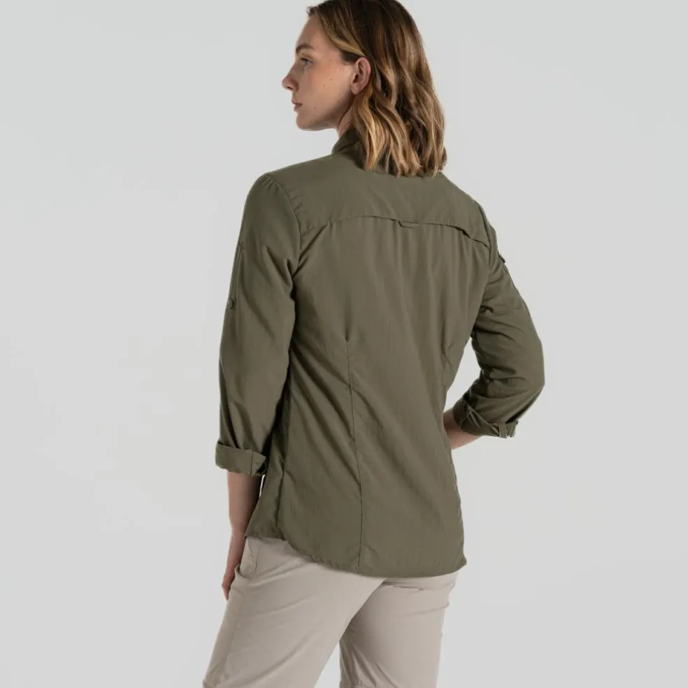 Craghoppers NosiLife Adventure III blouse dames wild olive