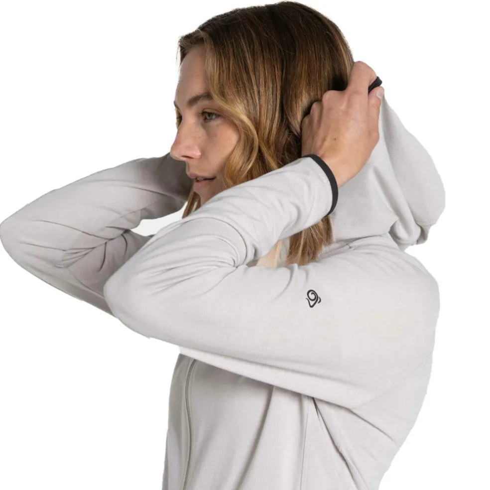 Craghoppers NosiLife Afia fleece vest dames light grey marl