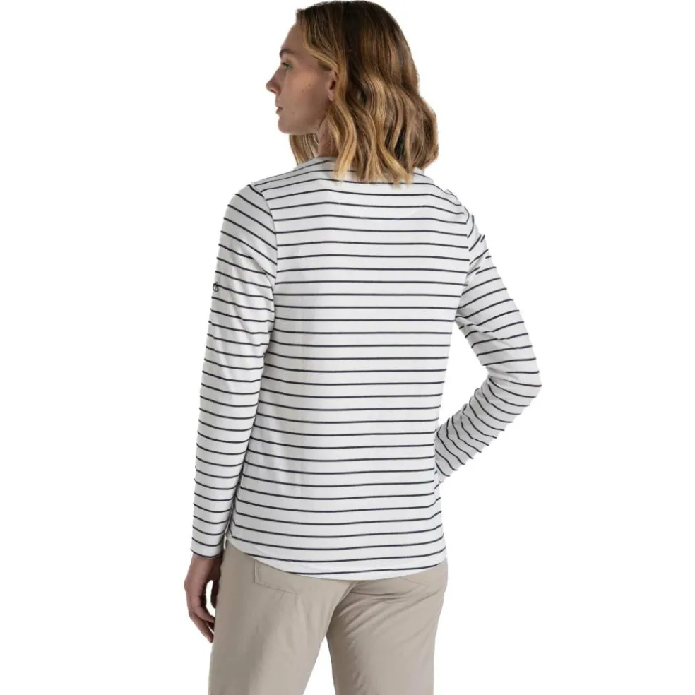 Craghoppers NosiLife Akona shirt dames blue navy stripe