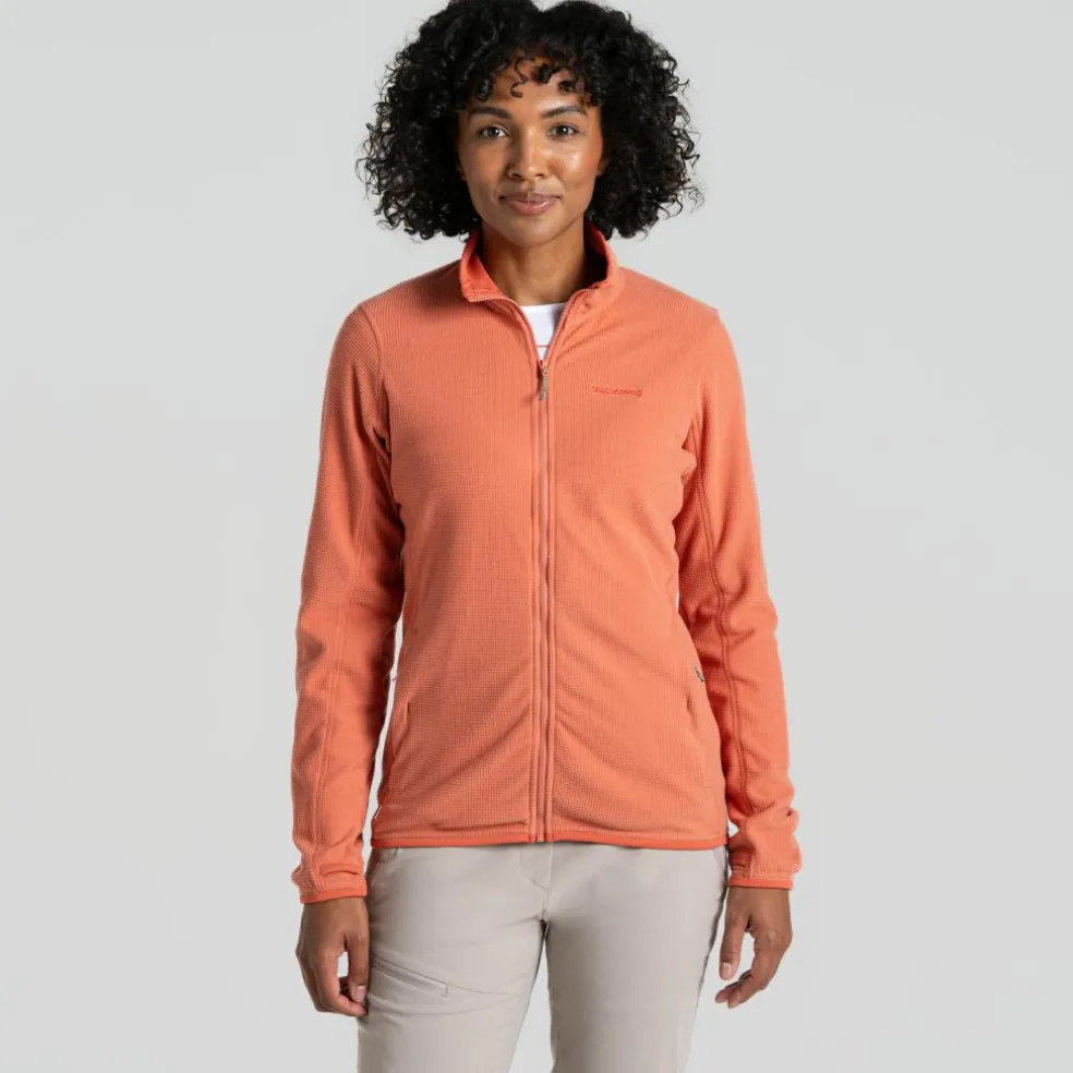 Craghoppers NosiLife Anya fleece vest dames red sandstone