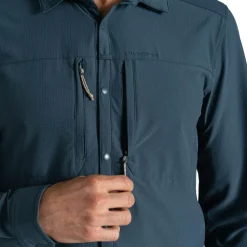Craghoppers NosiLife Pro V overhemd heren blue stone