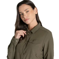 Craghoppers NosiLife Pro V blouse dames wild olive