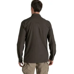 Craghoppers NosiLife Pro V overhemd heren woodland green
