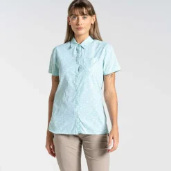 Craghoppers NosiLife Tillia blouse dames poolside green print