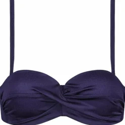 Cyell Satin Navy Padded Wired bikini top dames