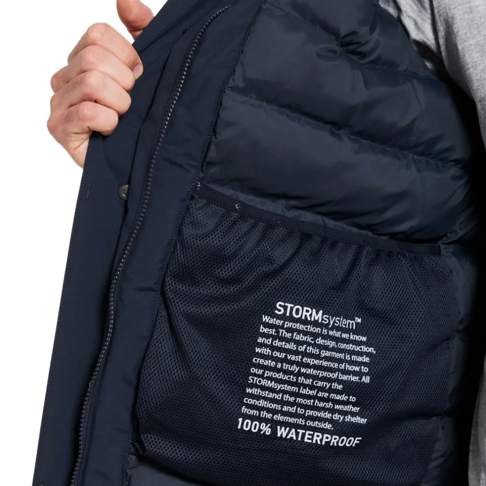 Didriksons Akilles parka outdoor jack heren dark night blue