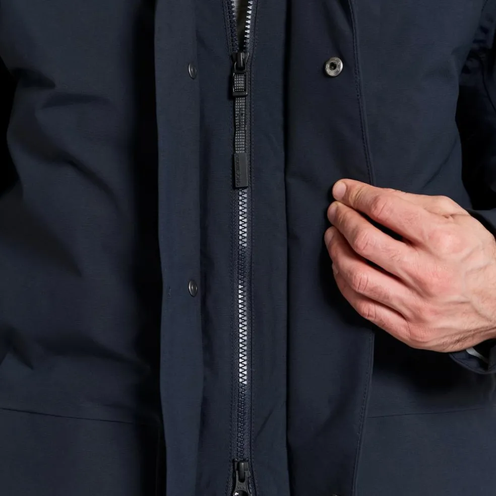 Didriksons Akilles parka outdoor jack heren dark night blue