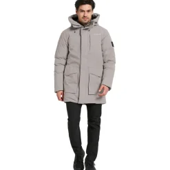 Didriksons Akilles parka outdoor jack heren ash brown