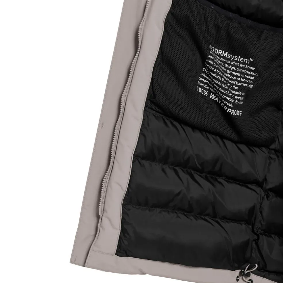 Didriksons Akilles parka outdoor jack heren ash brown