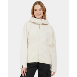 Didriksons Anniken fleece vest dames shell white