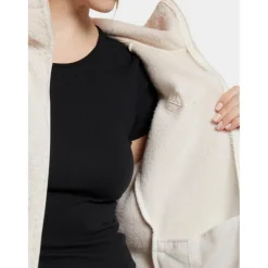 Didriksons Anniken fleece vest dames shell white