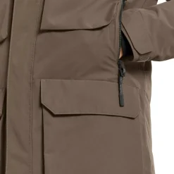 Didriksons Drew parka outdoor jack heren mocha brown