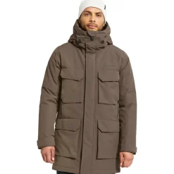 Didriksons Drew parka outdoor jack heren mocha brown