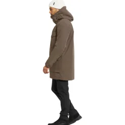 Didriksons Drew parka outdoor jack heren mocha brown