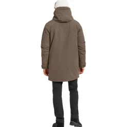 Didriksons Drew parka outdoor jack heren mocha brown