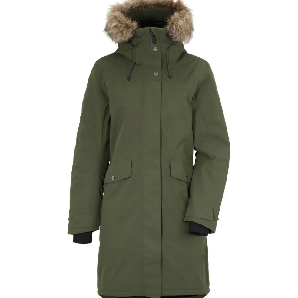 Didriksons Erika Parka outdoor jack dames deep green