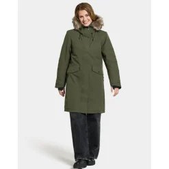 Didriksons Erika Parka outdoor jack dames deep green